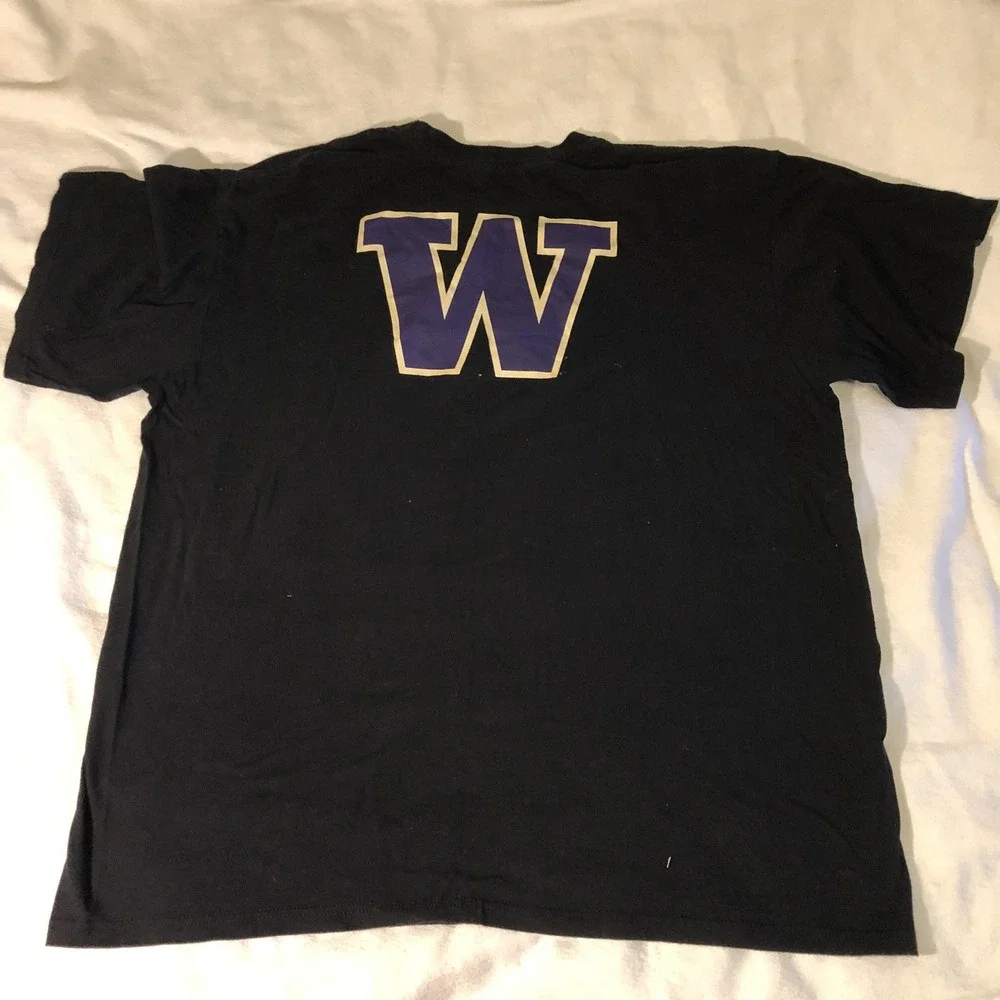 Washington Huskies Nike UDUB Black T-shirt XL Preppy Classic